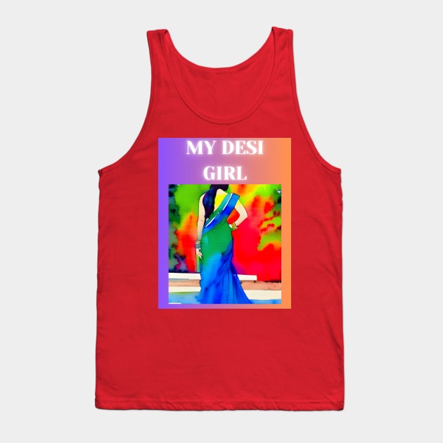 My Desi Girl My Desi Girl Tank Top TeePublic